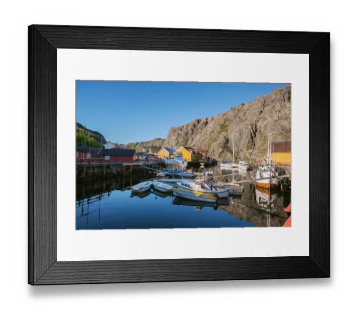 Framed Print : Nusfjord in Lofoten