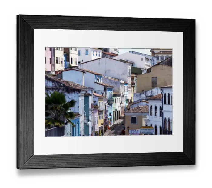 Framed Print : Pelourinho district, Salvador, Brazil Framed Print : Pelourinho district, Salvador, Brazil