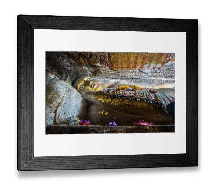 Framed Print : Dambulla - Cave temple - Sri Lanka Framed Print : Dambulla - Cave temple - Sri Lanka