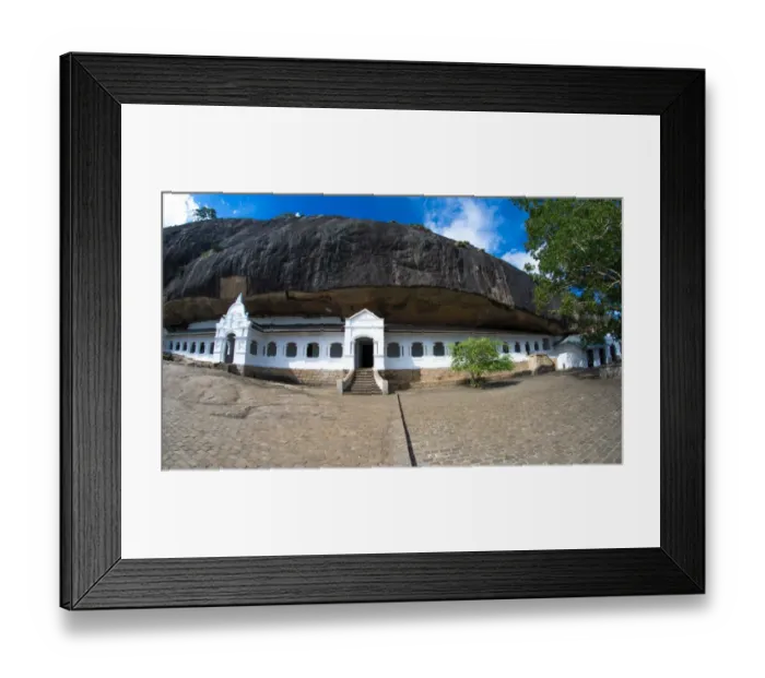 Framed Print : Dambulla - Cave temple - Sri Lanka Framed Print : Dambulla - Cave temple - Sri Lanka