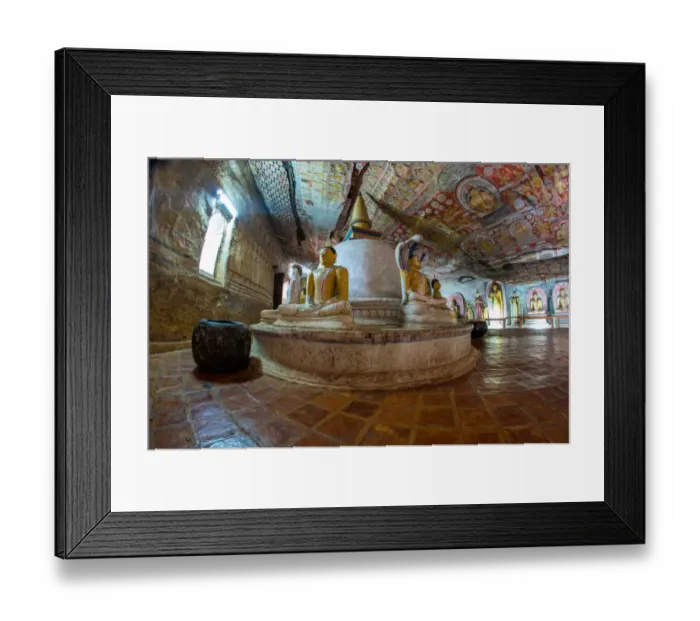 Framed Print : Dambulla - Cave temple - Sri Lanka Framed Print : Dambulla - Cave temple - Sri Lanka