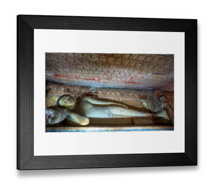 Framed Print : Dambulla - Cave temple - Sri Lanka Framed Print : Dambulla - Cave temple - Sri Lanka