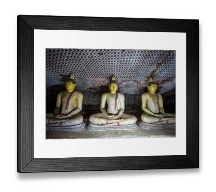 Framed Print : Dambulla - Cave temple - Sri Lanka Framed Print : Dambulla - Cave temple - Sri Lanka