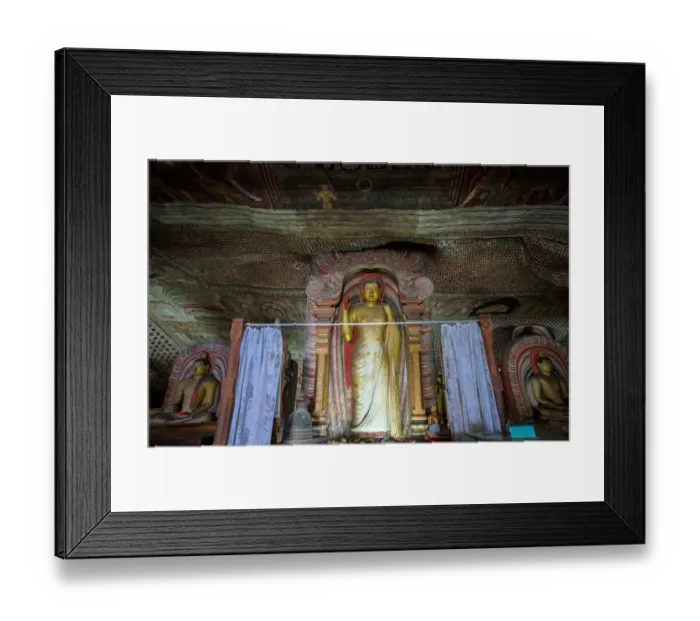 Framed Print : Dambulla - Cave temple - Sri Lanka Framed Print : Dambulla - Cave temple - Sri Lanka