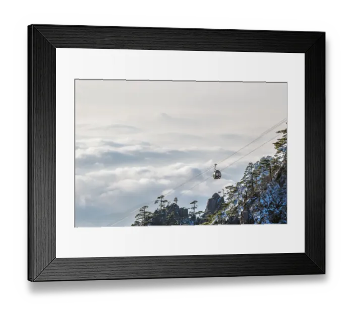 Framed Print : Mt. Huangshan in Anhui, China Framed Print : Mt. Huangshan in Anhui, China