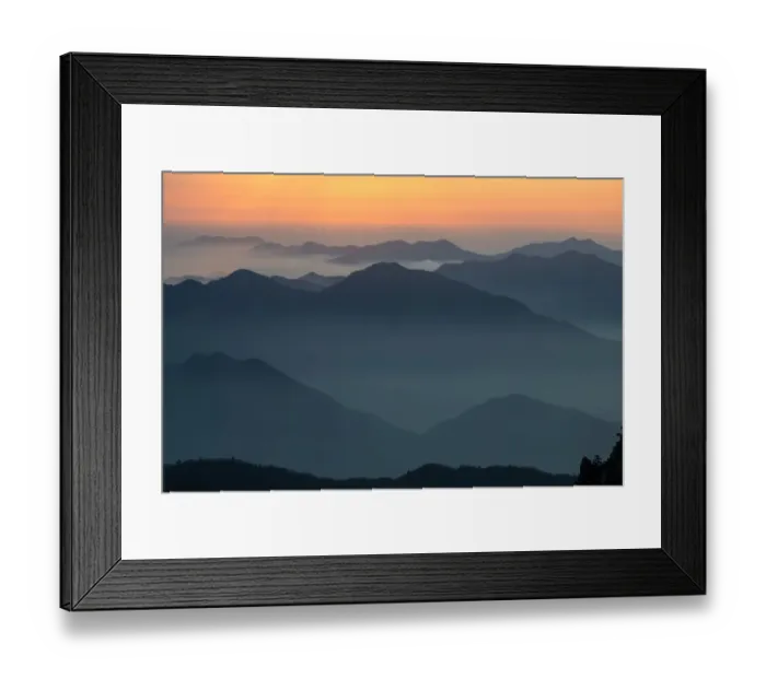 Framed Print : Mt. Huangshan in Anhui, China