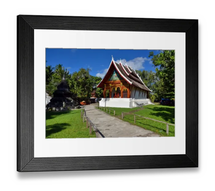 Framed Print : Laos temple Framed Print : Laos temple