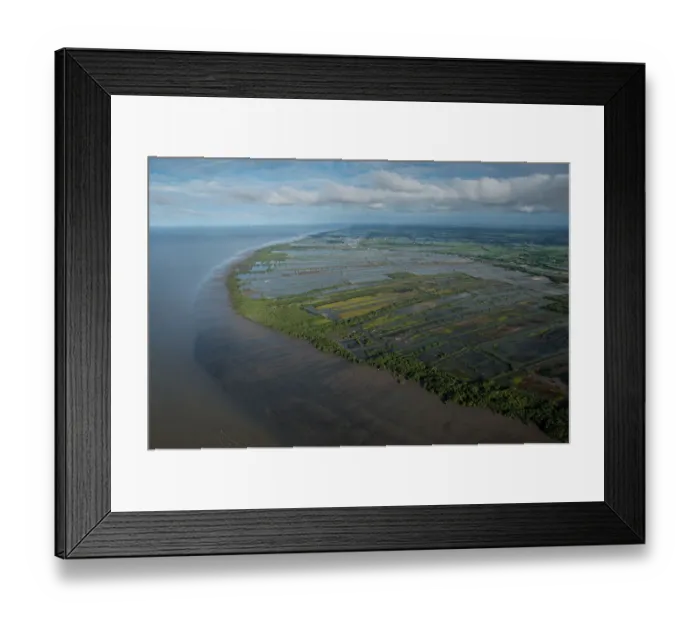 Framed Print : Gulf of Thailand coastline area Framed Print : Gulf of Thailand coastline area