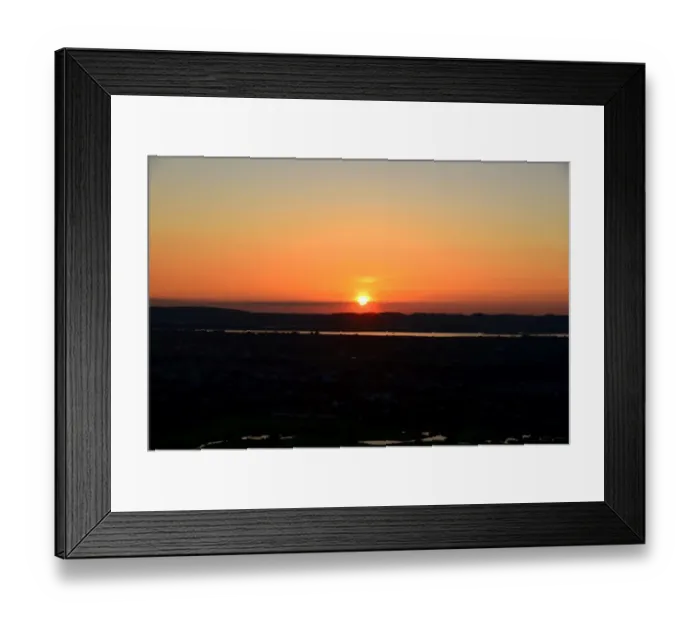 Framed Print : burma sunset Framed Print : burma sunset