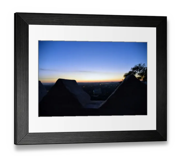 Framed Print : stone wall sunset Framed Print : stone wall sunset