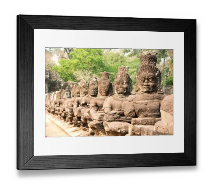 Framed Print : Angkor Thom South Gate, Cambodia Framed Print : Angkor Thom South Gate, Cambodia