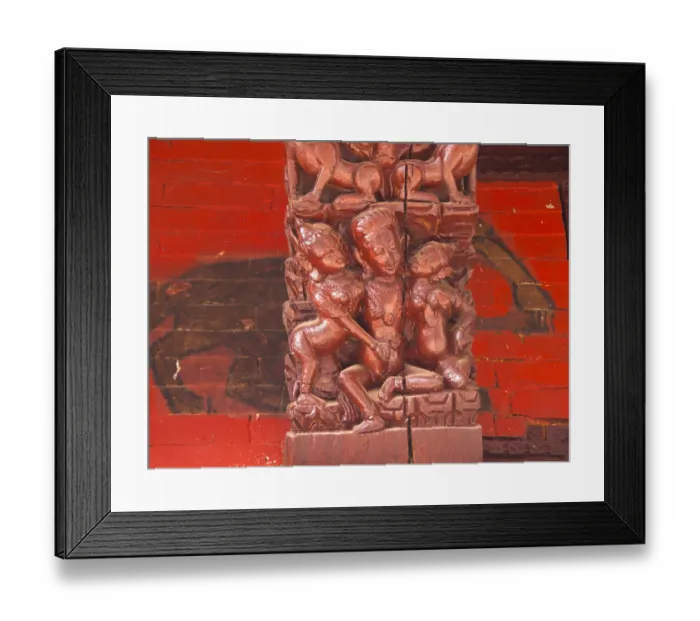 Framed Print : Erotic Wood Carvings, Pashupatinath Temple, Bhaktapur, Nepal Framed Print : Erotic Wood Carvings, Pashupatinath Temple, Bhaktapur, Nepal