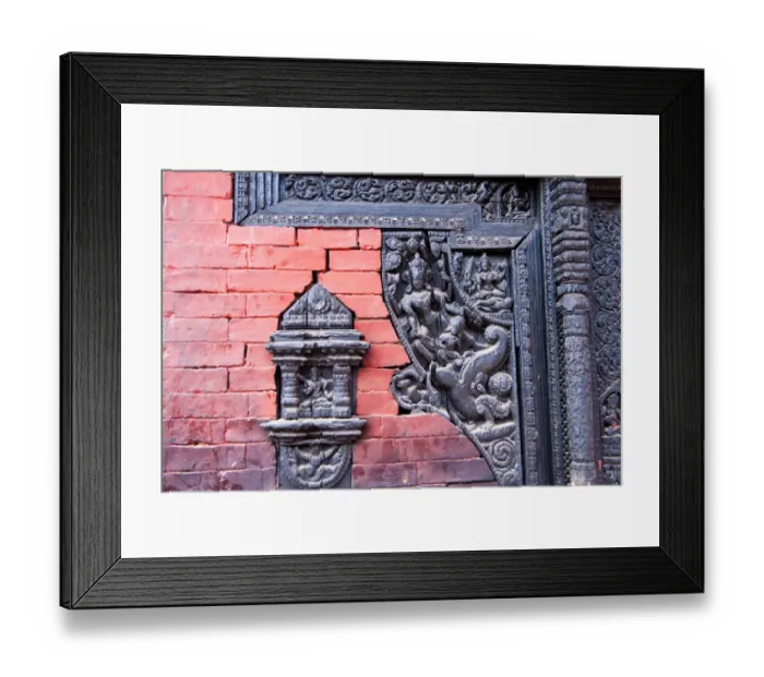 Framed Print : Wood Carvings, Pashupatinath Temple, Bhaktapur, Nepal Framed Print : Wood Carvings, Pashupatinath Temple, Bhaktapur, Nepal