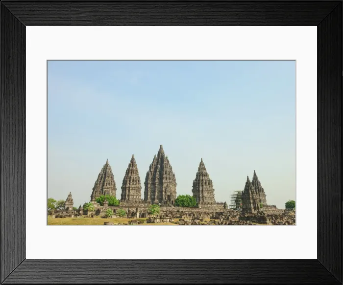 Framed Print : Prambanan towers Framed Print : Prambanan towers