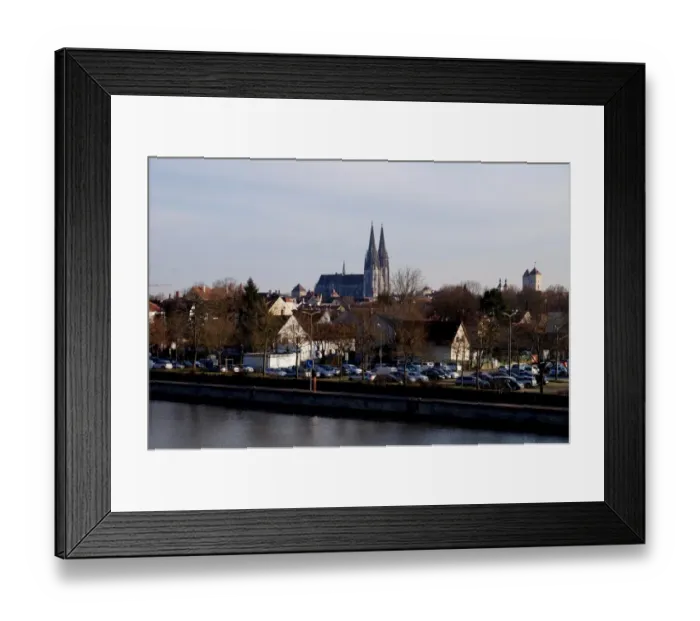 Framed Print : Historic Cathedral Dom St. Peter in Regensburg, Germany Framed Print : Historic Cathedral Dom St. Peter in Regensburg, Germany