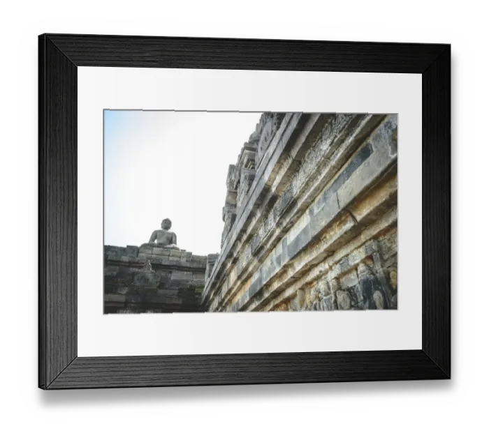 Framed Print : Borobudur, Java