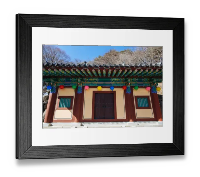 Framed Print : Seokguram Grotto from the outside Framed Print : Seokguram Grotto from the outside