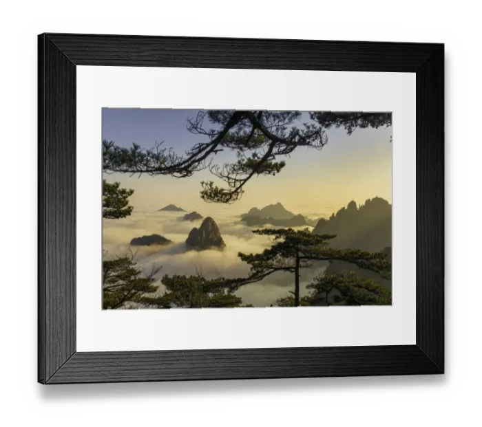 Framed Print : Huangshan (Yellow Mountains) Framed Print : Huangshan (Yellow Mountains)