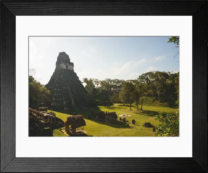 Framed Print : Tikal pyramids Framed Print : Tikal pyramids