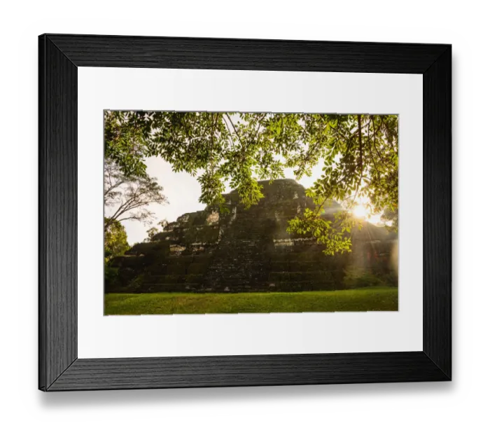 Framed Print : Tikal Pyramid Framed Print : Tikal Pyramid