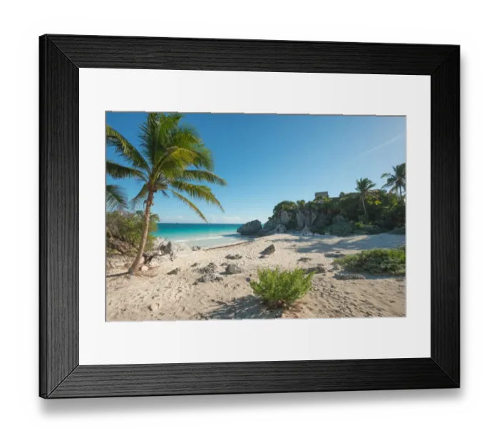 Framed Print : Tulum beach Framed Print : Tulum beach
