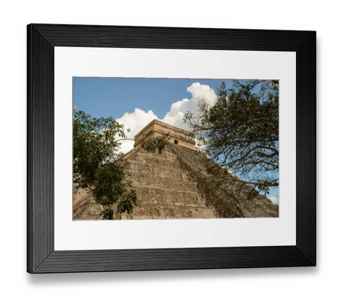 Framed Print : Chichen Itza Pyramid Framed Print : Chichen Itza Pyramid
