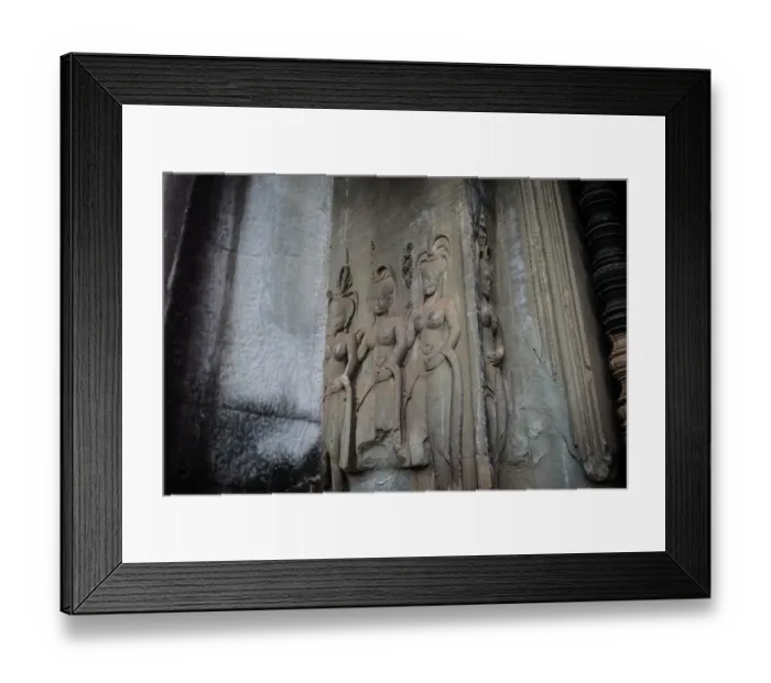 Framed Print : Apsara at the corner of Angkor Wat, Siem Reap, Cambodia Framed Print : Apsara at the corner of Angkor Wat, Siem Reap, Cambodia