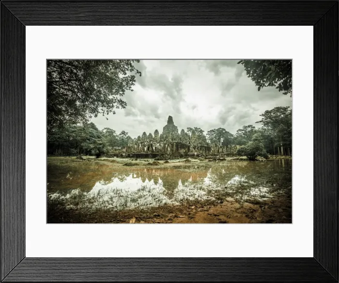 Framed Print : Angkor Thom temple of Siem Reap, Cambodia Framed Print : Angkor Thom temple of Siem Reap, Cambodia