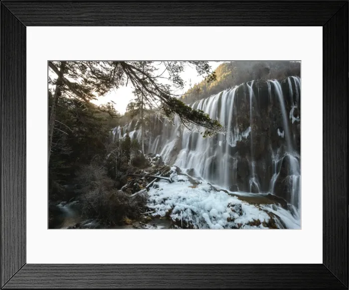 Framed Print : Nuorilang waterfall Framed Print : Nuorilang waterfall