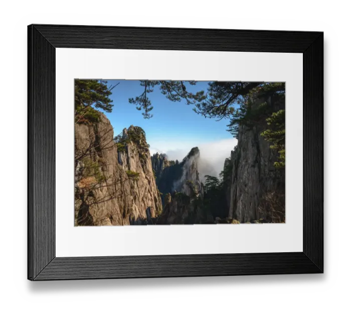 Framed Print : Huangshan nature Framed Print : Huangshan nature