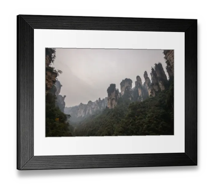 Framed Print : Wulingyuan Valley Framed Print : Wulingyuan Valley