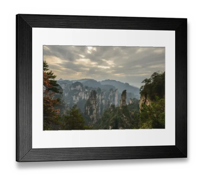 Framed Print : Zhangjiajie nature Framed Print : Zhangjiajie nature