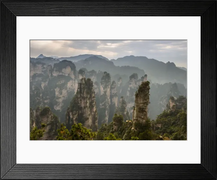Framed Print : Zhangjiajie peaks Framed Print : Zhangjiajie peaks
