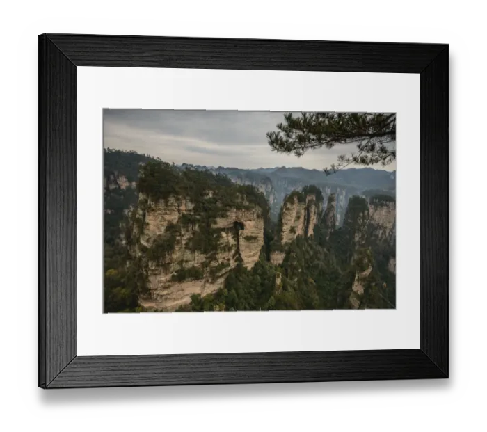 Framed Print : Zhangjiajie peak cliffs Framed Print : Zhangjiajie peak cliffs