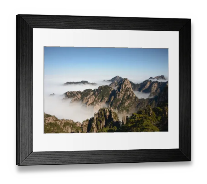 Framed Print : Huangshan cloud view Framed Print : Huangshan cloud view