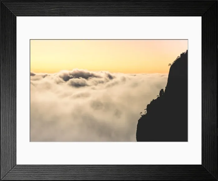 Framed Print : Nine Dragons Sunset