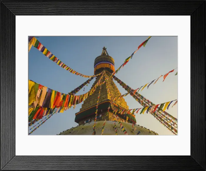 Framed Print : Boudhanath Prayer Flags Framed Print : Boudhanath Prayer Flags