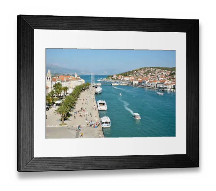 Framed Print : Historic City of Trogir - UNESCO World Heritage Centre Framed Print : Historic City of Trogir - UNESCO World Heritage Centre