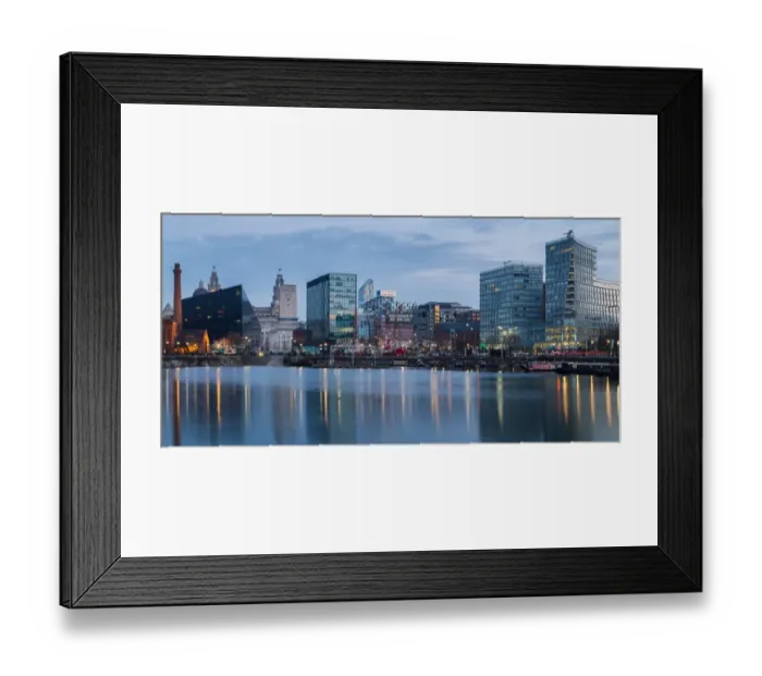 Framed Print : Canning dock panorama