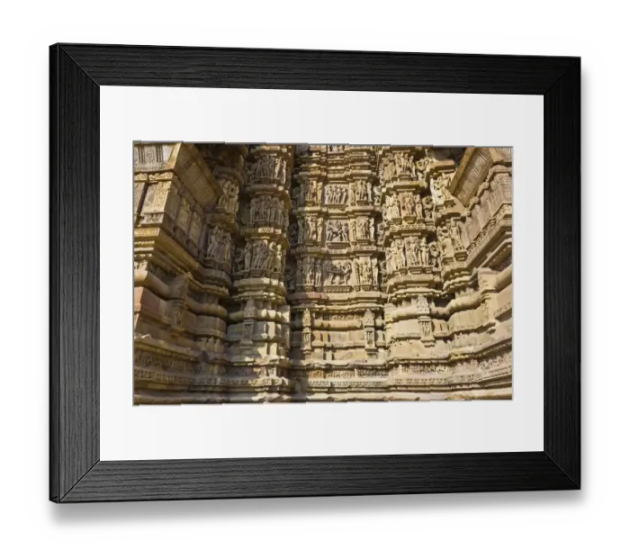 Framed Print : Artistic sculptures of Kandariya Mahadeva Temple, Khajuraho, Chhatarpur District, Madhya Pradesh, India Framed Print : Artistic sculptures of Kandariya Mahadeva Temple, Khajuraho, Chhatarpur District, Madhya Pradesh, India
