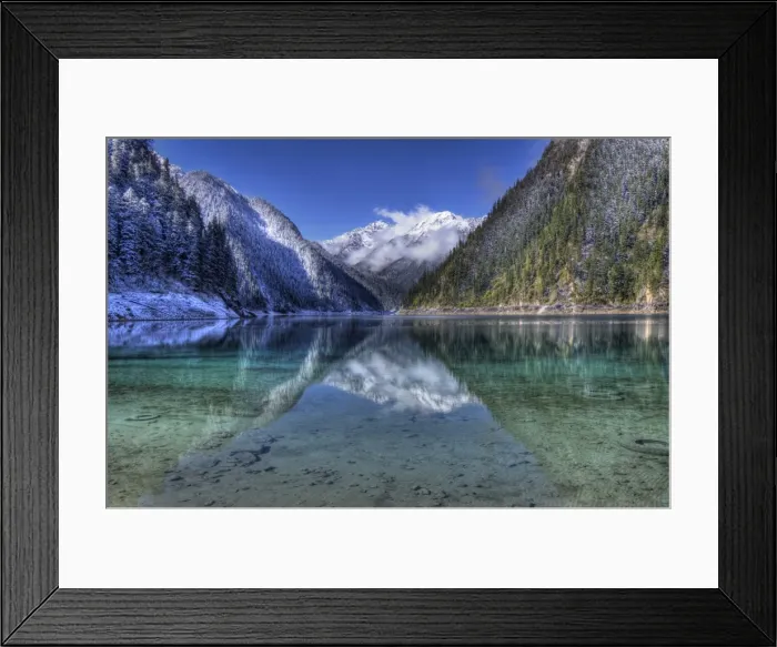 Framed Print : jiuzhaigou national park Framed Print : jiuzhaigou national park