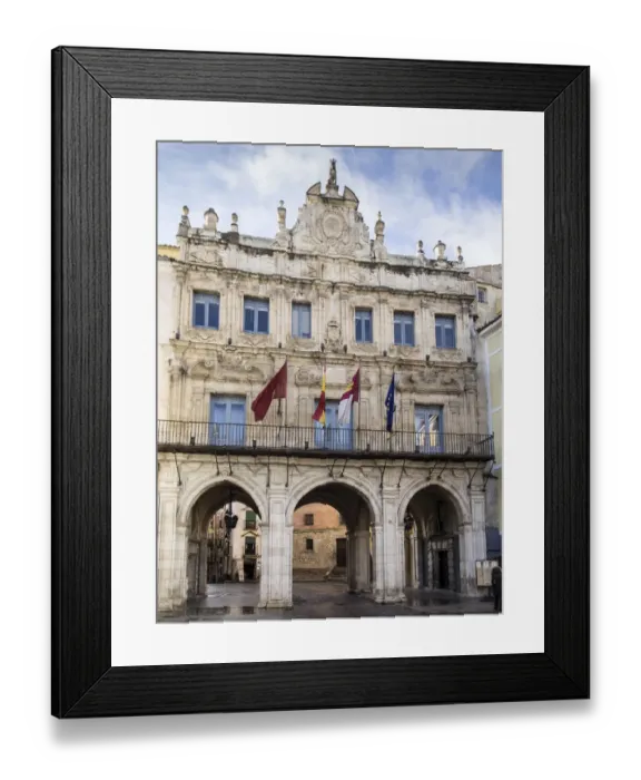 Framed Print : Cuenca is a UNESCO World Heritage site, local government Framed Print : Cuenca is a UNESCO World Heritage site, local government