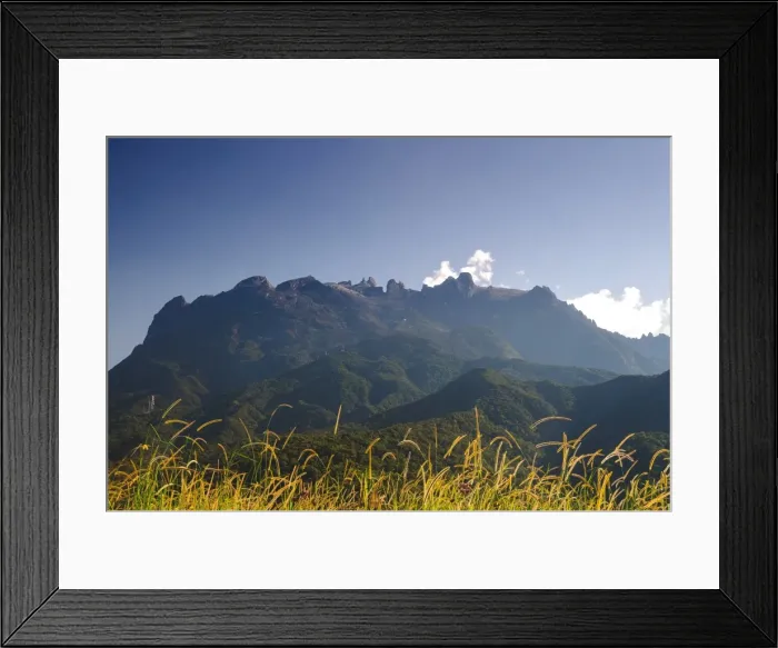Framed Print : Mt Kinabalu Framed Print : Mt Kinabalu