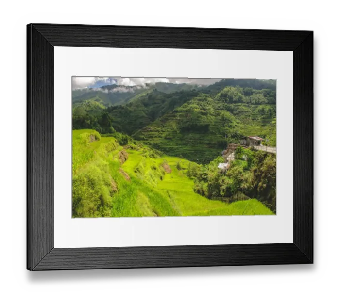 Framed Print : Banaue scenery Framed Print : Banaue scenery