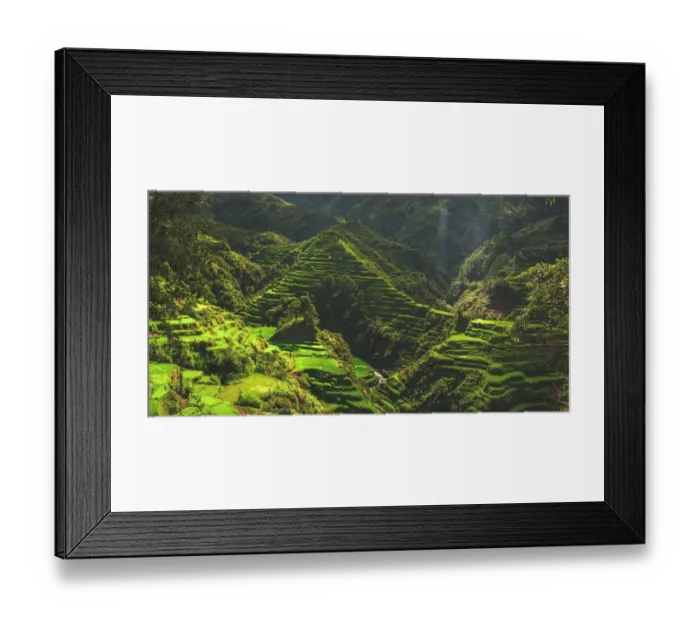 Framed Print : Banaue terraces Framed Print : Banaue terraces