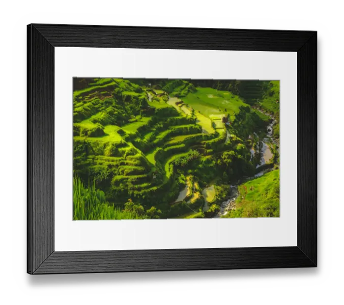 Framed Print : Banaue river Framed Print : Banaue river