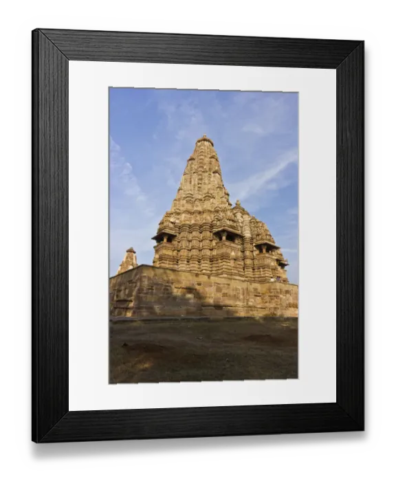 Framed Print : Kandariya Mahadeva Temple, Khajuraho, Chhatarpur District, Madhya Pradesh, India