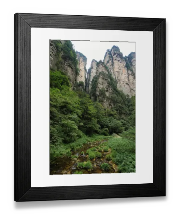 Framed Print : Impressive mountain needles in Zhangjiajie national park Framed Print : Impressive mountain needles in Zhangjiajie national park