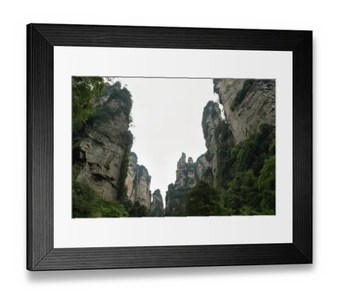 Framed Print : Impressive mountain needles in Zhangjiajie national park Framed Print : Impressive mountain needles in Zhangjiajie national park