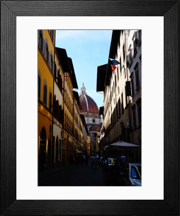 Framed Print : Dome of the Cathedral of Saint Mary of the Flower, Duomo Florence, Italy Framed Print : Dome of the Cathedral of Saint Mary of the Flower, Duomo Florence, Italy